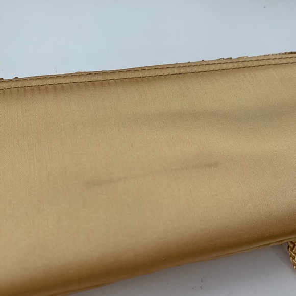 La Regale Gold Beaded Evening Bag - Picture 6 of 8